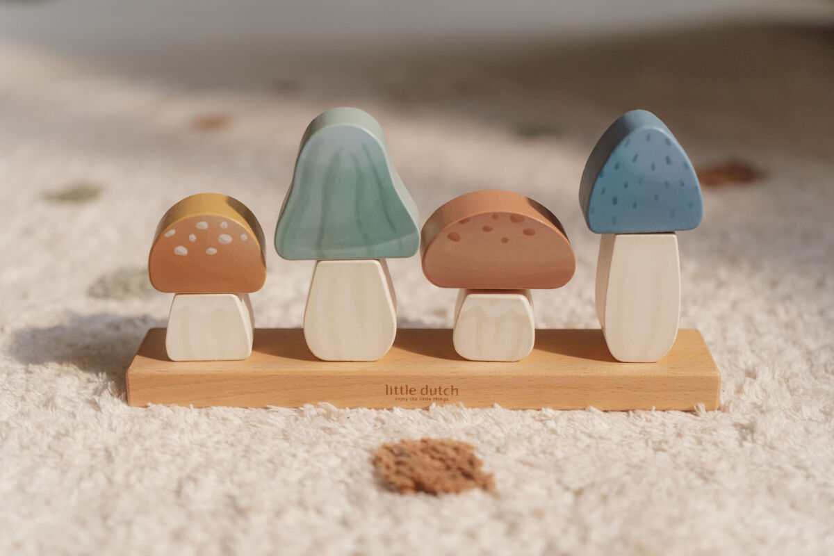 Little Dutch sustatomi grybai „Miško draugai“