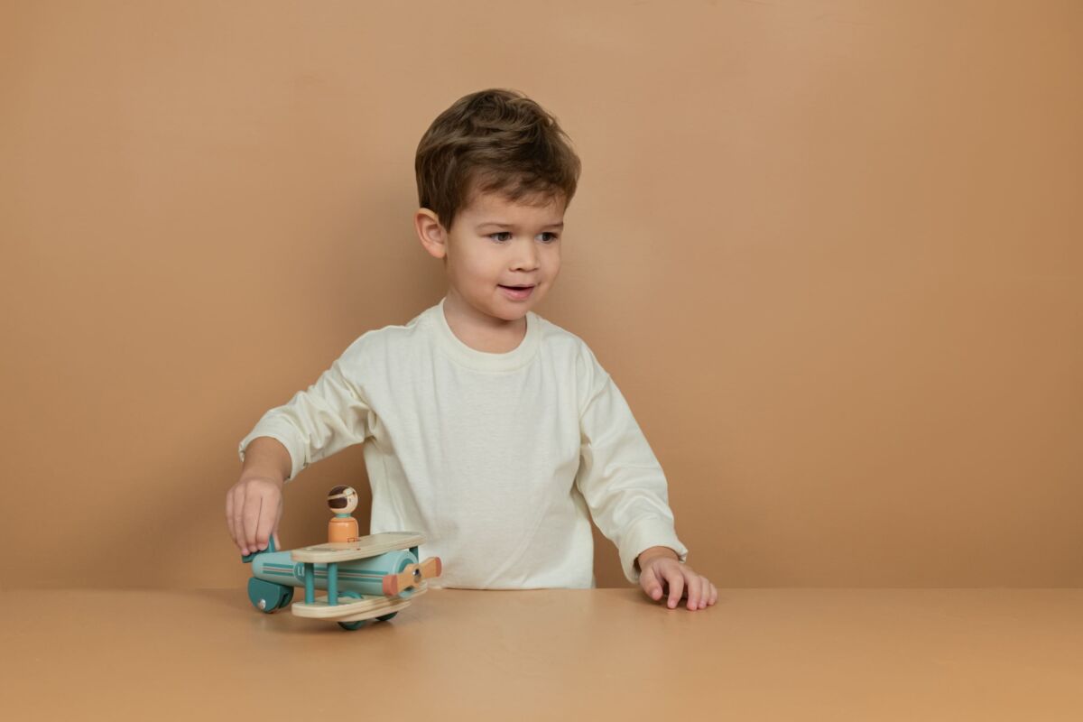 LITTLE DUTCH Medinis lėktuvas - Image 3