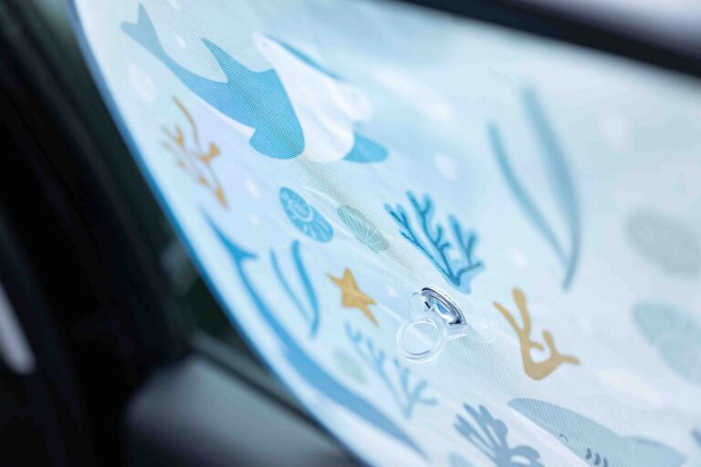 Little Dutch automobilio apsaugos nuo saulės „Ocean Dreams Blue“, 2 vnt. - Image 5